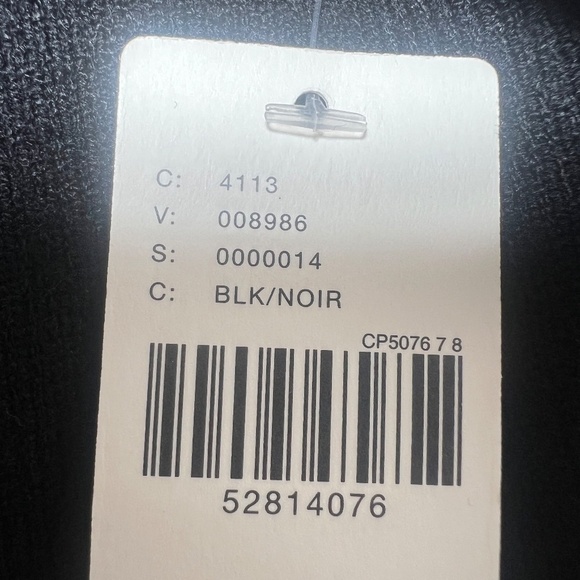 Anthropologie Elise Black Off The Shoulder Ribbed Thick Knit Tunic Sweater - Picture 6 of 8